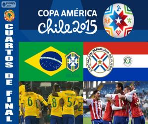 Puzzle BRA - PAR, Copa America 2015